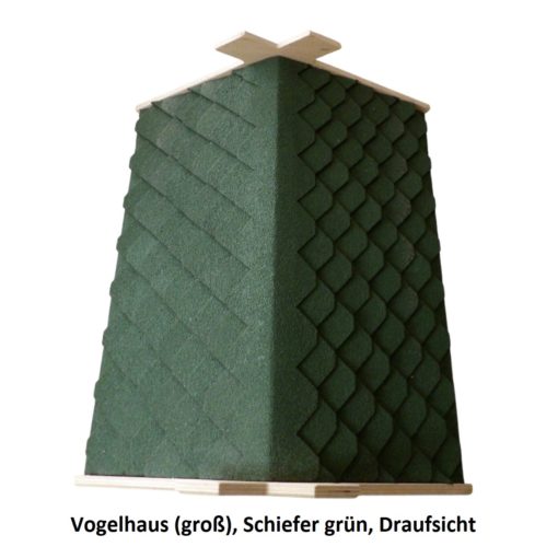 23.230-03 Vogelhaus (groß), Schiefer grün - 5